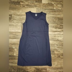 Duluth Sleeveless Tank Dress XL Navy Blue